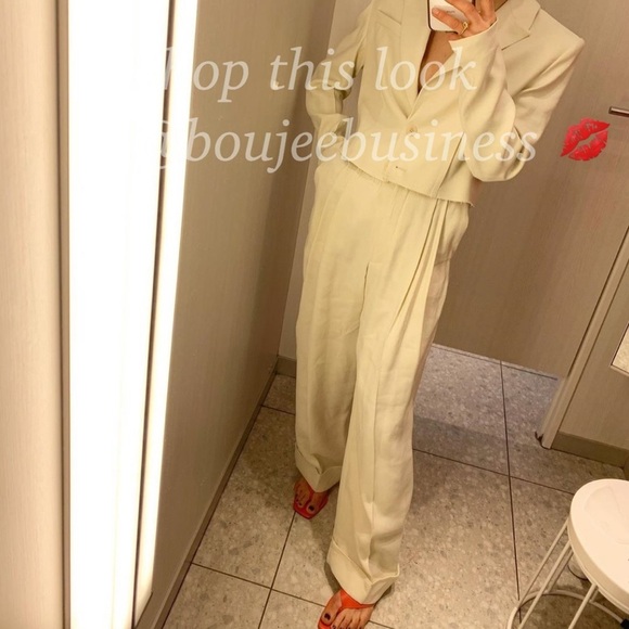 H&M Wide-Leg Twill Pants - Picture 10 of 15
